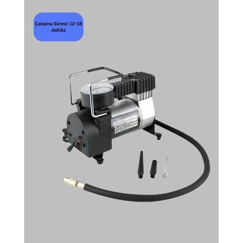 Metal Gövdeli Oto Lastik Hava Kompresörü 12v 140 Psı Hızlı Şişirme