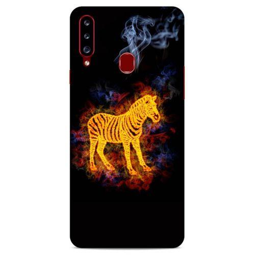 Lopard Samsung Galaxy A20s Uyumlu Kılıf FireX (3) Kapak Zebra