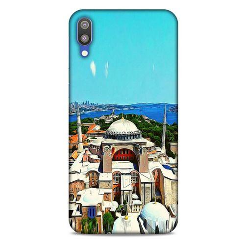 Samsung Galaxy M10 Kılıf Dünya Mimarisi (10) Full Koruma Kılıfı Ayasofya