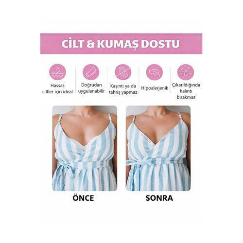 36 Parça Şeffaf Elbise Sabitleyici Dekolte Takı Kıyafet Sabitleme Bandı Elbise Kaydırmaz Bant