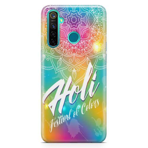 Oppo Realme 5 Pro Kılıf Renkler Arka Kapak Koruma Desenli Full Koruyucu