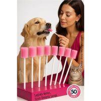 Chloe-Anne Serisi 50'liKedi & Köpek Diş Temizleme ve Profesyonel Ağız Bakım Swabı