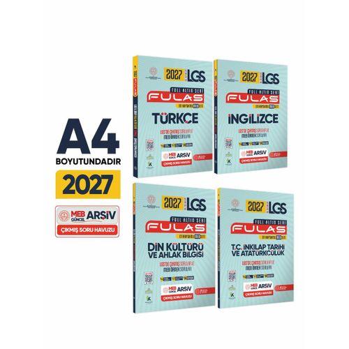 2027 8 Sınıf Full LGS Altın Seri(FULAS)LGS/MEB Örnek Çıkmış Modüler Soru Bankası Çözümlü SÖZEL SET