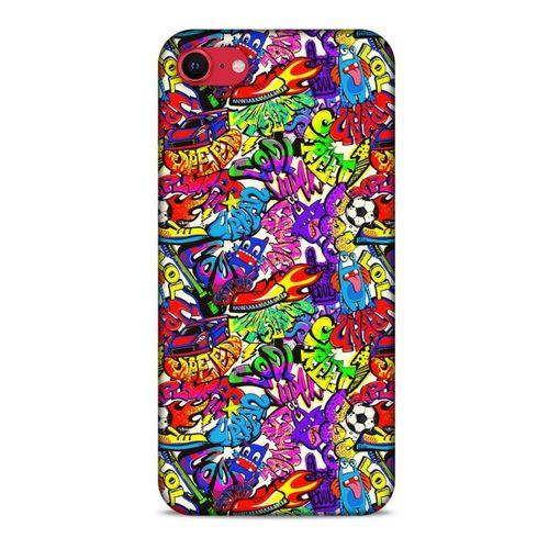 Graffitix (45) Desenli Silikon Kapak Apple iPhone SE 2020 Kılıf