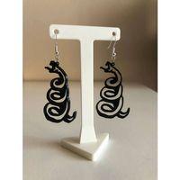 Küpe Yılan Metallica Kolye (Bu ürün Sadece Plastik parçadır - Almadan Önce Soru Sorabilirsiniz)