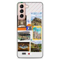 Lopard Samsung Galaxy S21 Uyumlu Kılıf Şehirli ※ (36) Kars Glitter Kılıf