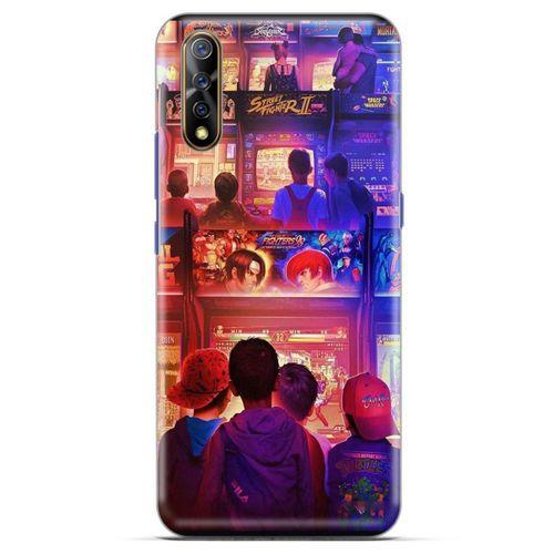 Retro (33) Desen Hybrid Kılıf Renkli Casper Via F3 Kılıf