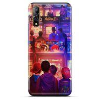 Retro (33) Desen Hybrid Kılıf Renkli Casper Via F3 Kılıf