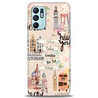 Oppo Reno 6 Kılıf HD Baskılı Kılıf - Berlin Set + Tam Ekran Koruyucu