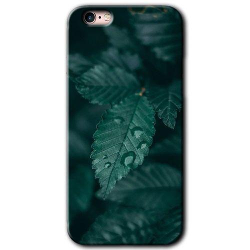 iPhone 6 HD Baskılı Kılıf + 9D Tam Ekran Koruyucu - Yağmurlu Yaprak
