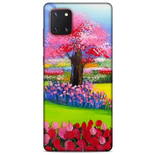 Samsung Galaxy Note 10 Lite Kılıf Japonya (40) Fit Silikon Kılıf Japonya Ağaçları