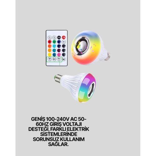Hoparlörlü Led Ampul – Ev Ve Ofis İçin Akıllı Aydınlatma Çözümü