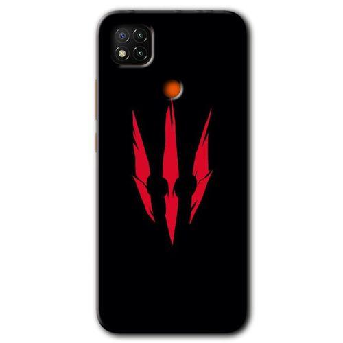 Redmi 9c Kılıf HD Desen Baskılı Arka Kapak - Ayı Pençesi + Kırılmaz Cam