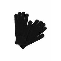 Çift Katlı Kalın Siyah Sıcak Tutan Yün Kışlık Kadın Erkek Eldiven Unisex 1 Çift