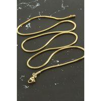 Silindir Zincir Çelik Kolye 55 cm