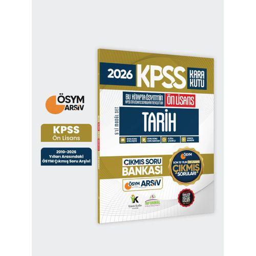 2026 FULLÖnLisans KPSS Tarih Kara Kutu ÖSYM Çıkmış Soru Bankası Son 15 Yıl (Sadece Ön Lisans)