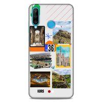 Lopard Huawei P30 Lite Uyumlu Kılıf Şehirli ※ (36) Kars Glitter Kılıf