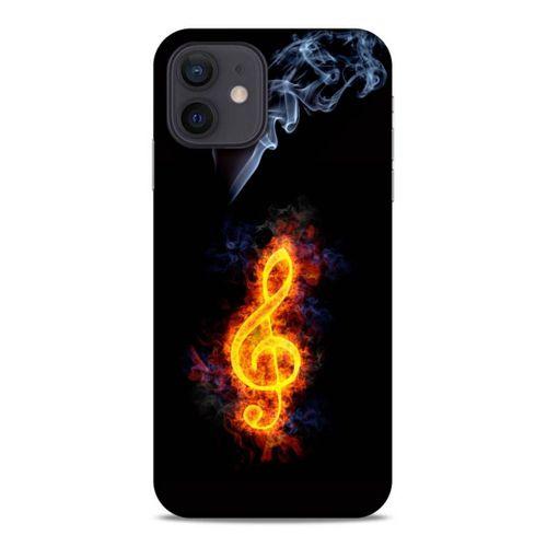 Lopard Apple iPhone 12 Uyumlu Kılıf FireX (13) Silikon Kap Sembol G Clef