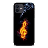 Lopard Apple iPhone 12 Uyumlu Kılıf FireX (13) Silikon Kap Sembol G Clef