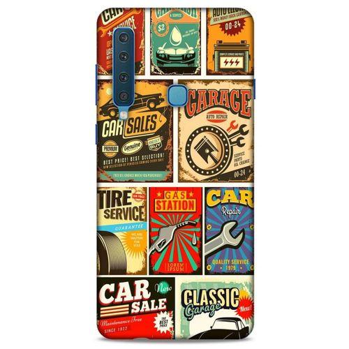 Retro (19) Desen Kılıfları Renkli Samsung Galaxy A9 2018 Kılıf