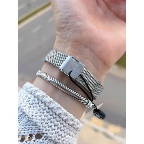 Daniel Klein Çelik Hasır Kordon 2 Yıl Garantili 3Atm Suya Dayanıklı Kadın Kol Saati+Bileklik B141191