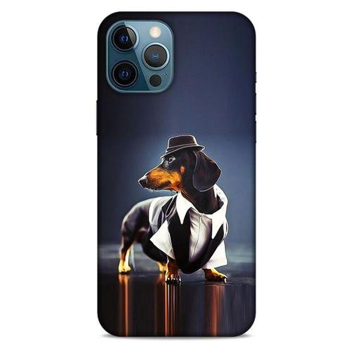 Apple iPhone 12 Pro Max Kılıf Köpek Kıyafetleri (1) Kılıfı Dakhund Gömlek