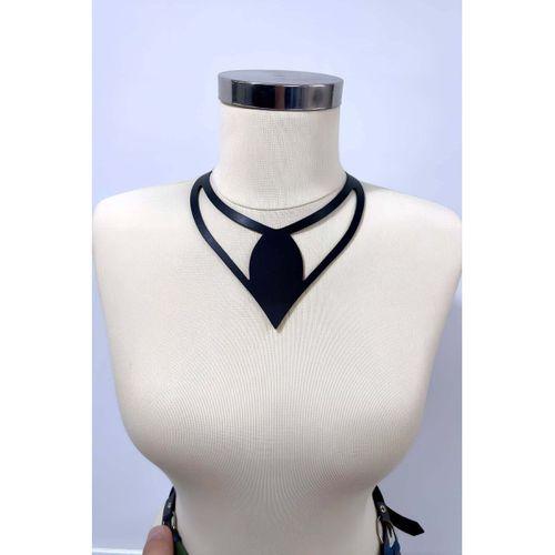 Damla Deri Choker, Deri Choker Kolye