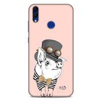 Animax Papyonlu Domuz Huawei Honor 8C Kılıf Desenli Silikon