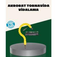 12 Parça Akrobat Bits Seti Çok Amaçlı Vidalama Dayanıklı Çelik