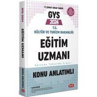2024 GYS T.C Kültür Ve Turizm Bakanlığı Eğitim Uzmanı Konu Anlatımlı Data Yayınları