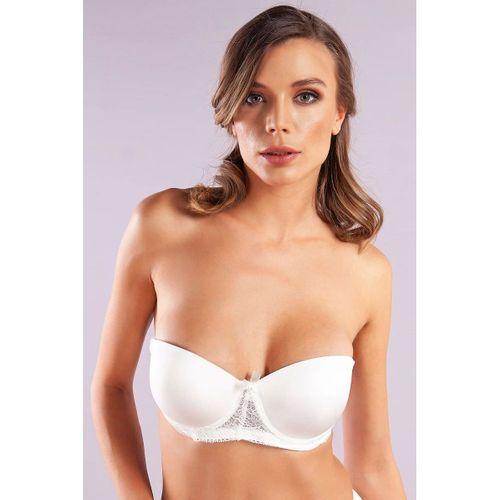 Gala Push-up Strapless Bra, Ekru Konforlu Ve Şık Sütyen, Strapless