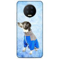 Lopard İnfinix Note 7 Uyumlu Kılıf Köpek Kıyafetleri (37) Silicone Cover