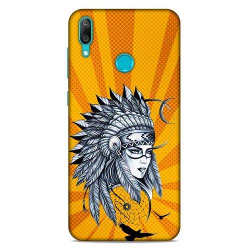 Lopard Huawei Y7 2019 Uyumlu Kılıf Tattoo's (45) Liquid Air Kılıf Kızılderili Dövmesi