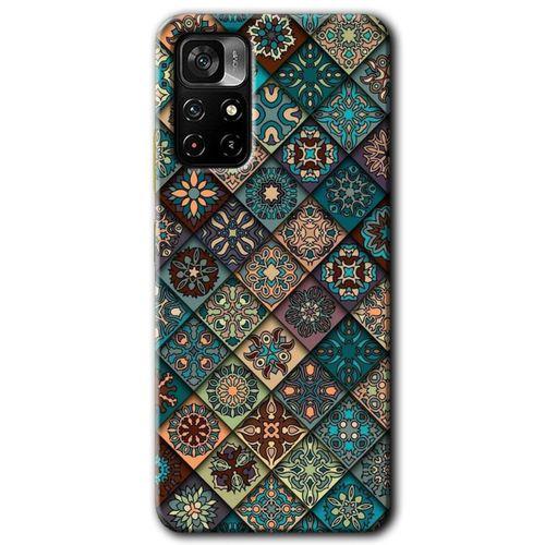 Poco M4 Pro 5G Kılıf HD Desen Baskılı Arka Kapak - Mandala Desen