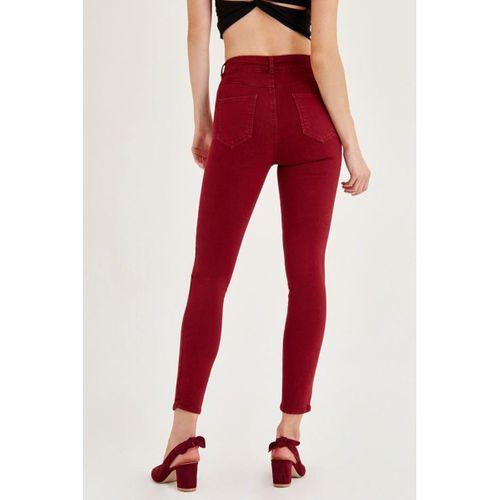 Kadın Bordo Kanvas Bilek Pantolon 239-004718-1020