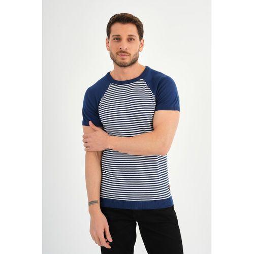 ALEXANDERGARDI ÇİZGİLİ TRİKO T-SHİRT (AG5049)