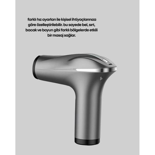 Titreşimli Masaj Aleti Şarjlı Masaj Tabancası Spor Sonrası Kas Gevşetici