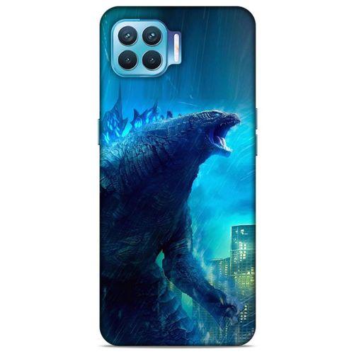 Oppo Reno 4 Lite Kılıf Dragons (33) Hybrid Kılıf Godzilla