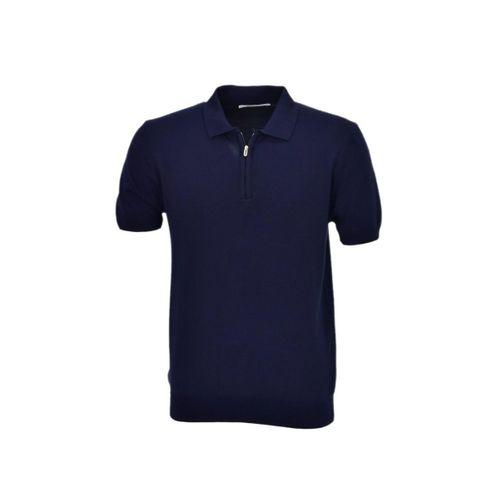 Erkek Polo Yaka Fermuarlı Triko Tişört T356 BGL-ST04594