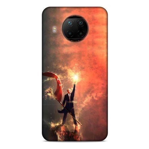 Lopard Xiaomi Redmi Note 9 Pro 5G Uyumlu Kılıf Atatürk (44) Tough Armor Kılıf