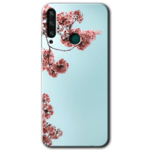 Potkal Hediye Fabrikası Huawei Y6P Kılıf HD Desen Baskılı Arka Kapak - Japon Çiçeği