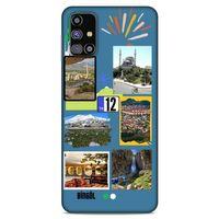 Lopard Samsung Galaxy M31s Uyumlu Kılıf Şehirli ※ (12) Bingöl Koruyucu Silikon