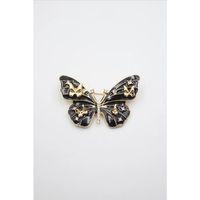Kelebek Broş - Siyah