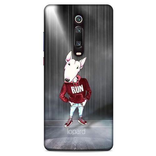 Xiaomi Mi 9T Pro Kılıf FunnyMaX (41) Tank Kılıf Gri Bull Teriyer