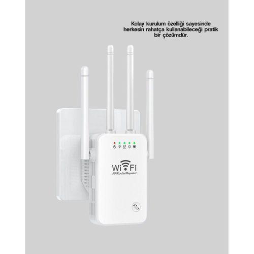 Çift Bantlı Otomatik Kurulum Wifi Repeater Menzil Genişletici