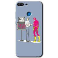 Honor 9 Lite Kılıf HD Desen Baskılı Arka Kapak - Hız Limiti