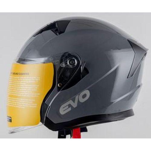 SEVGENT Kask Çenesiz Gözlüklü Evo Nardo Gri 52804 -M-