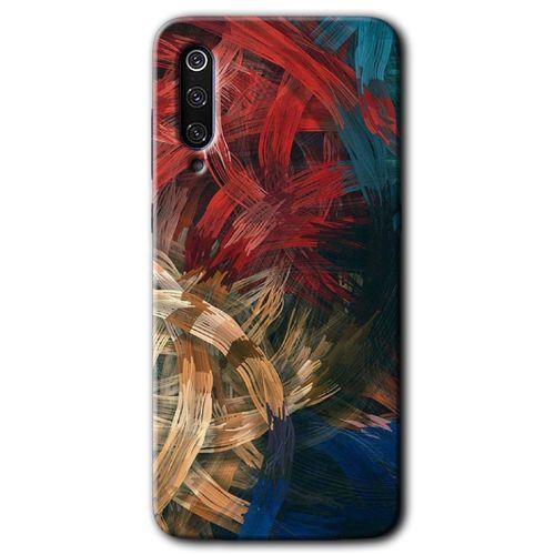 Xiaomi Mi 9 SE Kılıf HD Desen Baskılı Arka Kapak - Karma Boyalar + Kırılmaz Cam