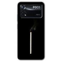 Potkal Hediye Fabrikası Poco x4 Pro Kılıf HD Desen Baskılı Arka Kapak - Sönmüş Kibrit