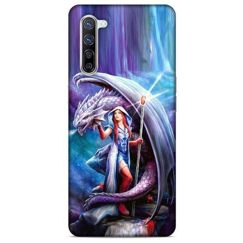 Oppo Reno 3 Pro 5g Kılıf Dragons (31) TPU Kılıf Ejderha ve Sahibe